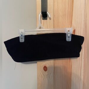 Black bandeau top